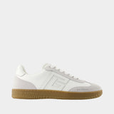 Swan Sneakers - Balmain - Leather - White