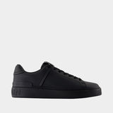 B-Court Sneakers - Balmain - Leather - Black