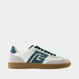 Balmain Swan Sneakers - Balmain - Leather - Green