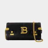 B-Buzz 23 Clutch - Balmain - Leather - Black