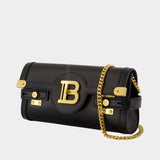B-Buzz 23 Clutch - Balmain - Leather - Black