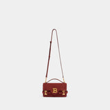 B-Buzz 24 Shoulder Bag - Balmain - Leather - Red