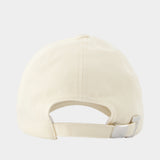 College Emb Cap - Balmain - Cotton - Beige