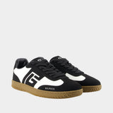 Swan Sneakers - Balmain - Leather - Black
