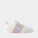 B-Court Sneakers - Balmain - Leather - Pink