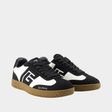 Swan Sneakers - Balmain - Leather - Black