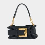 Anthem Mini Shoulder Bag - Balmain - Leather - Black