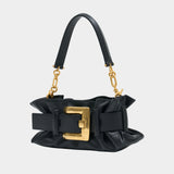 Anthem Mini Shoulder Bag - Balmain - Leather - Black