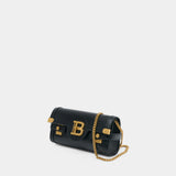B-Buzz 23 Shoulder Bag - Balmain - Leather - Black