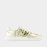 Swan Sneakers - Balmain - Leather - Gold