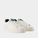 B Court Sneakers - Balmain - Leather - White