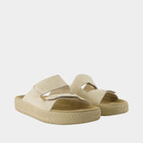 Etna Sandals - Veja - Leather - White