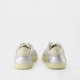 Volley Sneakers - Veja - Leather - Silver