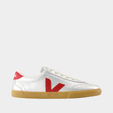 Volley Sneakers - Veja - Leather - Silver