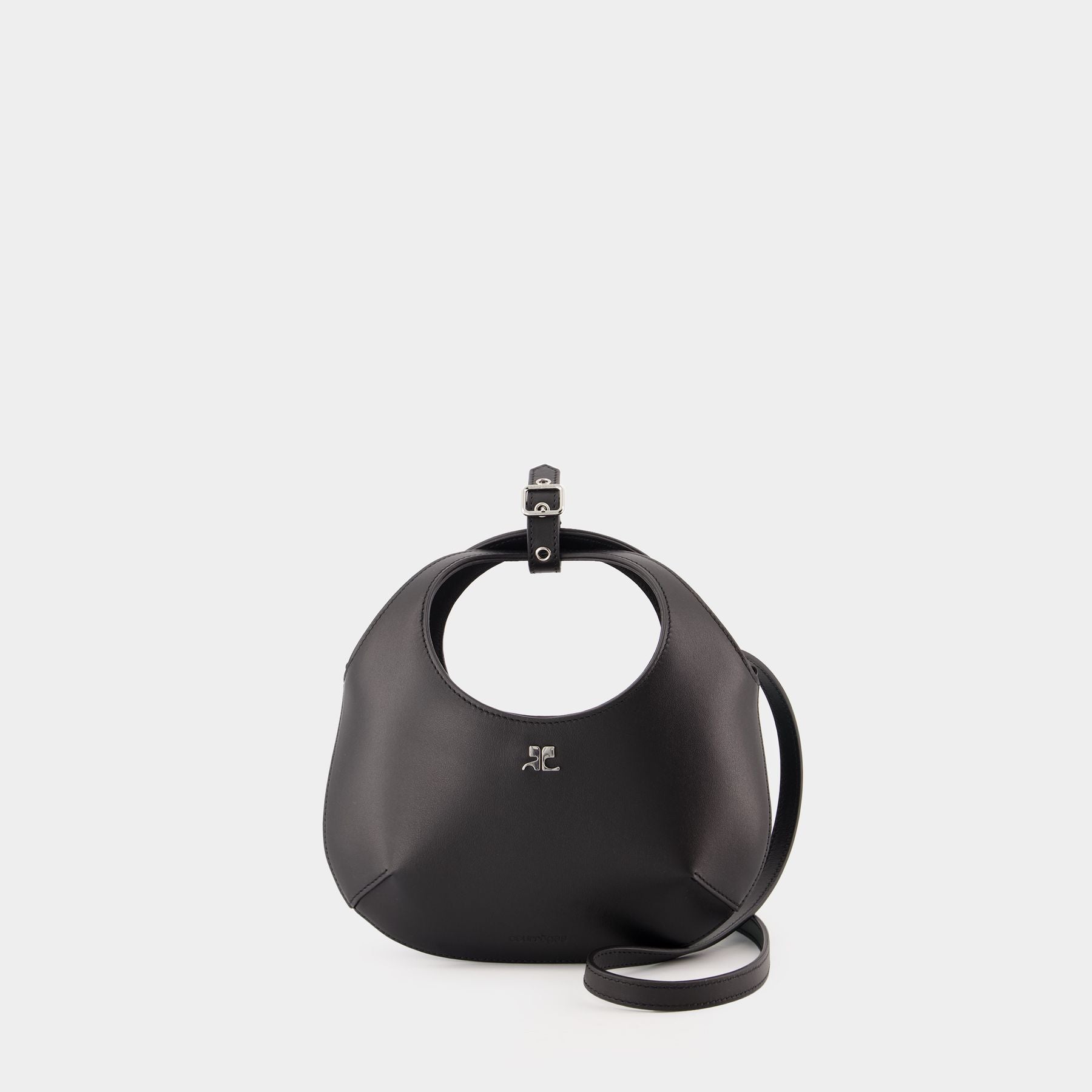 ショルダーバッグ・ポシェット Courreges Mini Holy Day Purse - Leather - Black MINI HOLY DAY LEATHER BAG - courrèges