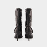 Ankle Boots - Courreges - PVC - Black