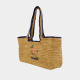 Plagette Bag - Rouje - Raffia - Beige