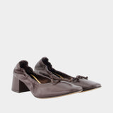Nicoise Pumps - Rouje - Leather - Brown