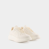Oversized Sneakers - Alexander McQueen - Leather - White