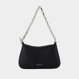 T Bar Mini Handbag - Alexander McQueen - Leather - Black
