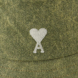 Adc Embroidery Bucket Hat - AMI Paris - Cotton - Khaki
