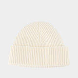Adc Beanie - AMI Paris - Wool - White