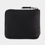 Wallet - AMI Paris - Leather - Black