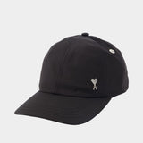 Ami De Coeur Stud Cap - AMI Paris - Cotton - Black