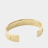 Hammered Ami De Coeur Bracelet - AMI Paris - Metal - Gold