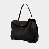 Rodeo Top Handle Large Purse - Balenciaga - Leather - Black