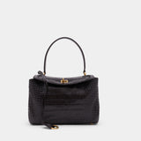 Rodeo Top Handle Small Purse - Balenciaga - Leather - Brown