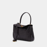 Rodeo Top Handle Small Purse - Balenciaga - Leather - Brown