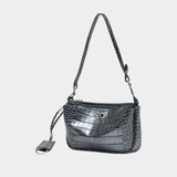 Rodeo Sling Shoulder Bag - Balenciaga - Leather - Grey