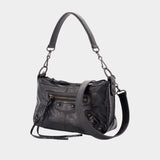 Le City Moto Mini Shoulder Bag - Balenciaga - Leather - Black