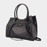 Le City Tote S Shoulder Bag - Balenciaga - Leather - Black