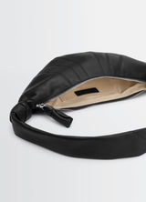 Small Croissant Crossbody - Lemaire - Leather - Black
