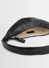 Small Croissant Bag - Lemaire - Leather - Black