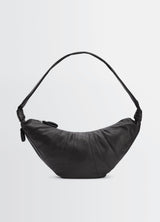 Large Croissant Crossbody - Lemaire - Leather - Black