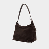Belted Hobo Shoulder Bag - Lemaire - Leather - Brown