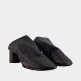 Glove Mules - Lemaire - Leather - Dark Brown