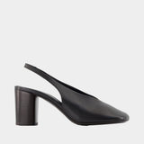 Glove 80 Pumps - Lemaire - Leather - Dark Brown