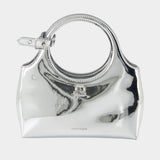 Mini Holy Day Mirror Purse - Courreges - Synthetic - Silver