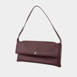 Cuff Pouch - Courreges - Leather - Burgundy