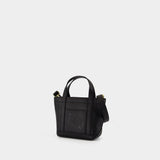 Fox Head Mini Shopping Bag - Maison Kitsune - Leather - Black