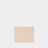Boogie Card case - Maison Kitsune - Leather - Pink
