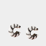 Les Boucles Zebra - Jacquemus - Metal - Black