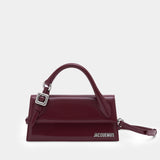 Le Chiquito Long Boucle - Jacquemus - Leather - Burgundy