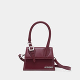 Le Chiquito Moyen Boucle - Jacquemus - Leather - Burgundy