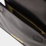 La Petite Pochette Rond Carré - Jacquemus - Leather - Black