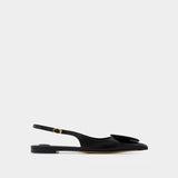 Duelo P Slingbacks - Jacquemus - Leather - Black